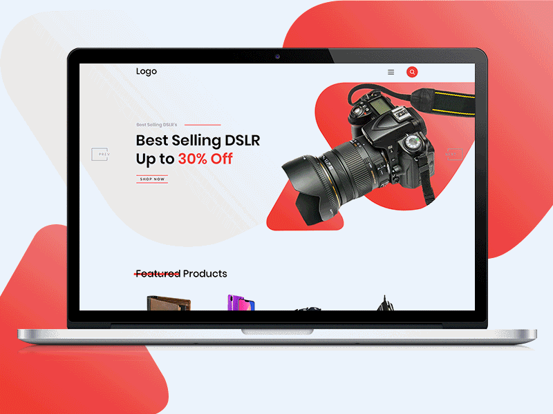 Online shopping website with product discounts
