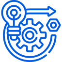 Business operation process icon